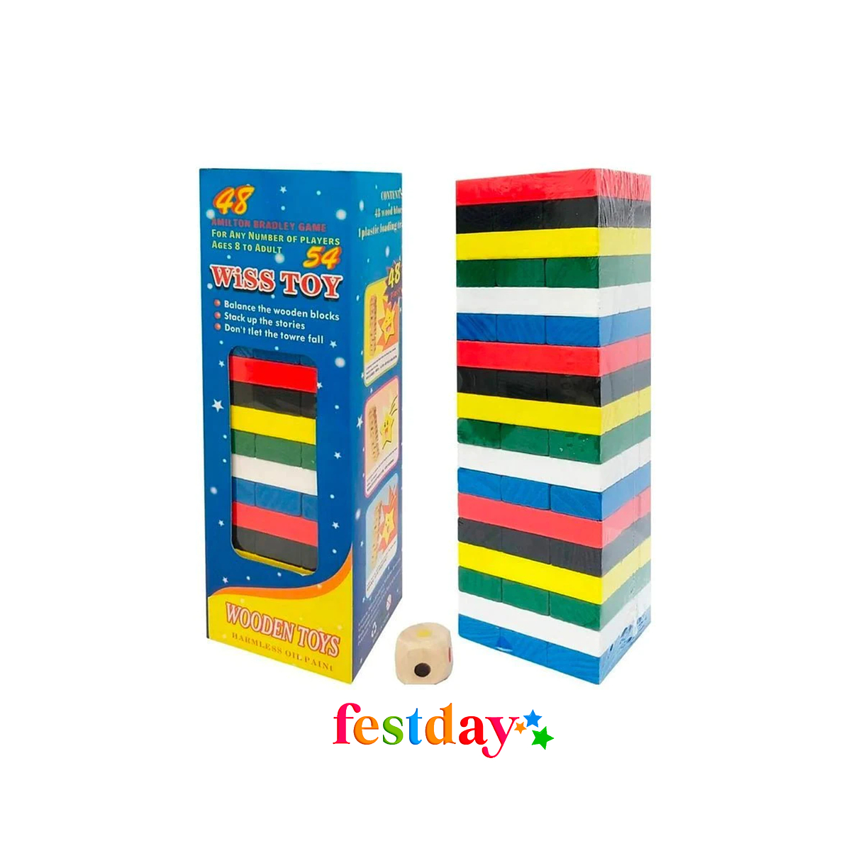 Jenga Mediana Color