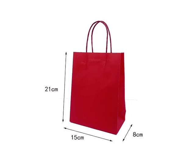 Bolsa de papel S ~ ROJO 