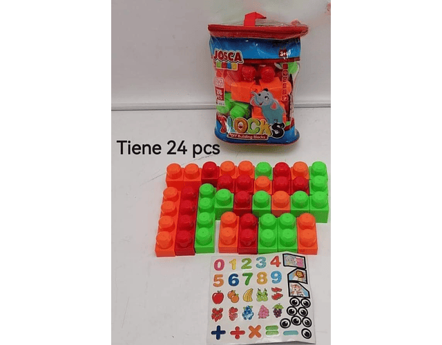 Maleta de bloques 24 pcs