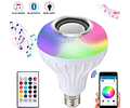 Ampolleta Bluetooth con parlante integrado