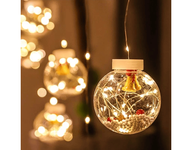 Cascada LED 3.5 mts. Diseño navideño 