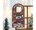 Adorno colgante de puerta Navideño