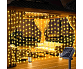 Cortina  Solar 200 LED 3x2 metros