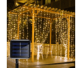 Cortina  Solar 200 LED 3x2 metros