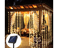 Cortina  Solar 200 LED 3x2 metros