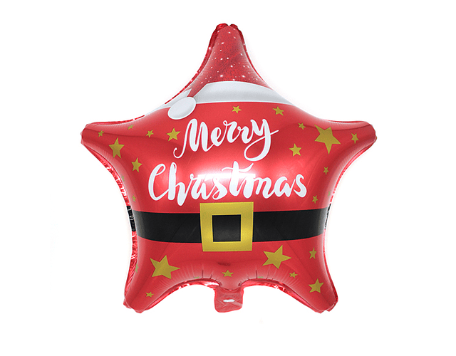 Globo metálico 45cm navidad