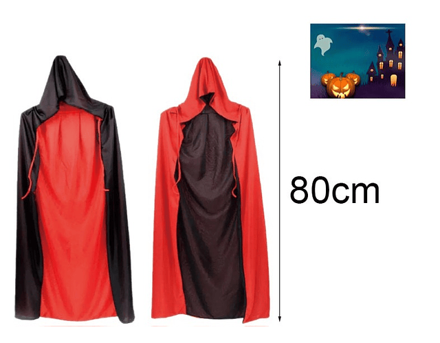 Capa Doble con Capucha 80CM