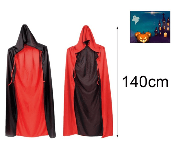 Capa Doble con Capucha 140CM