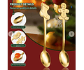 Set cucharas navideñas
