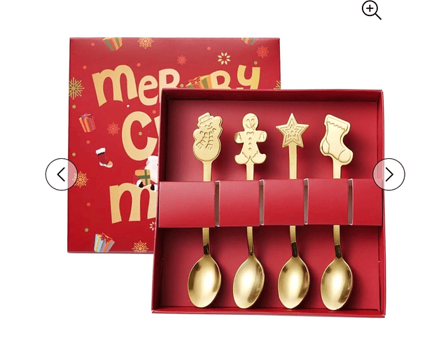 Set cucharas navideñas