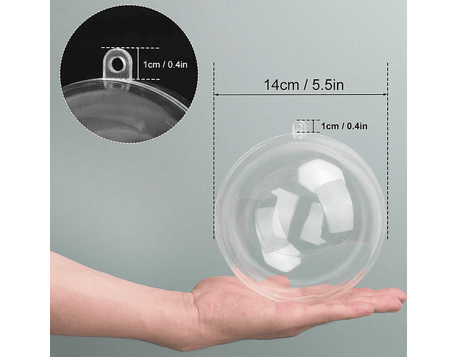 Esfera acrílica 14cm