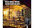 MALLA LED SOLAR 2x2METROS BLANCO CÁLIDO 