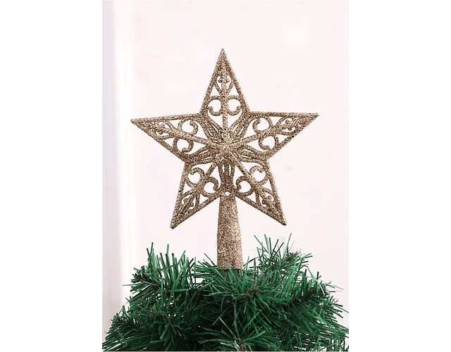 ESTRELLA ESCARCHADA  22X20CM