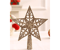 ESTRELLA ESCARCHADA  22X20CM