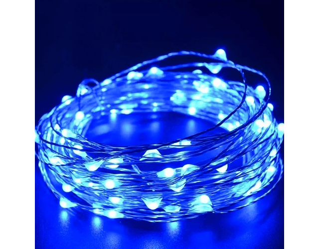 Carrete 500led - 50 metros luces led hada  AZUL