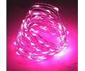 Carrete 500led - 50 metros luces led hada ROSADO 