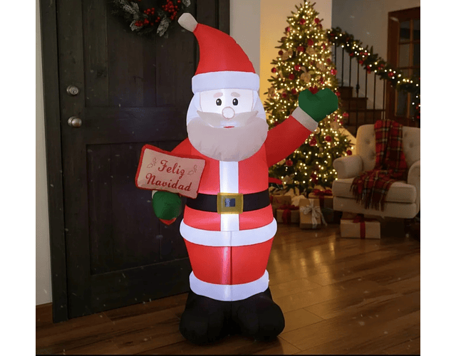 Inflable viejito pascuero 1.2 metros 