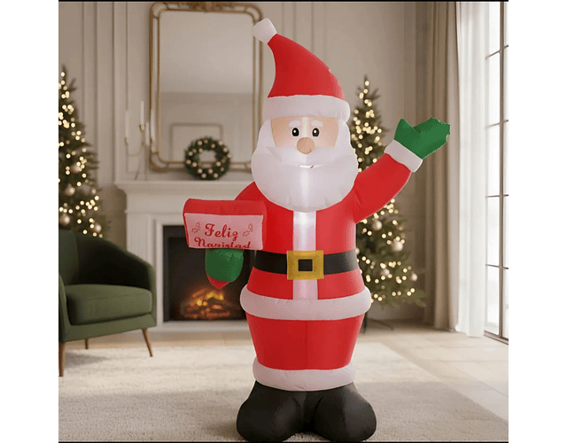 Inflable viejito pascuero 1.2 metros 