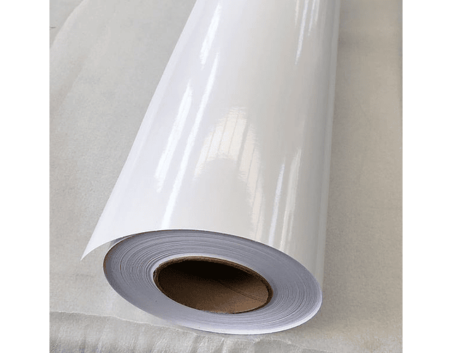 Vinilo adhesivo brillante blanco 60x100cm