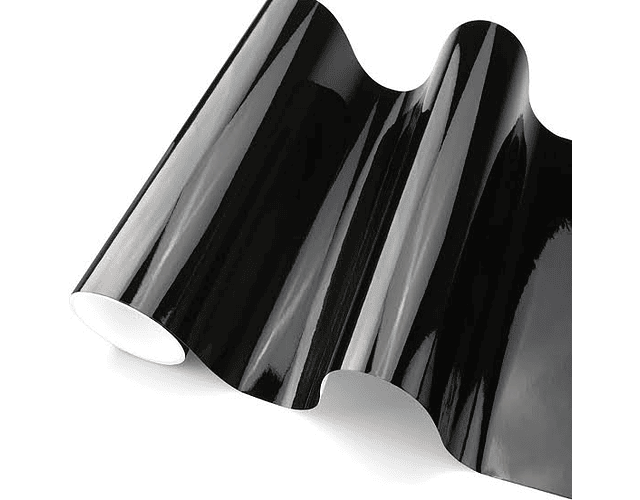 Vinilo adhesivo brillante negro 60x100cm