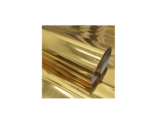 Vinilo adhesivo oro metalizado espejo 60x100cm