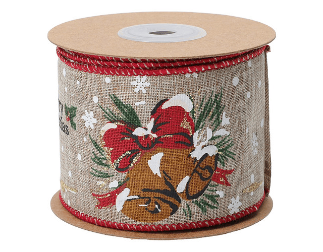 Cinta navideña ancha 6cm
