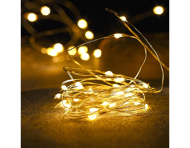 Luz hada solar 100 led 