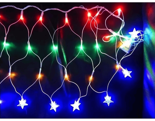 Cenefa electrica 5 metros multicolor 