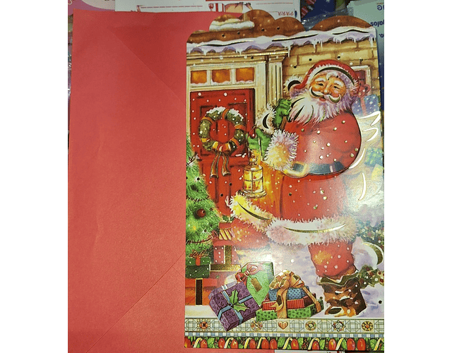 TARJETA NAVIDEÑA CON 