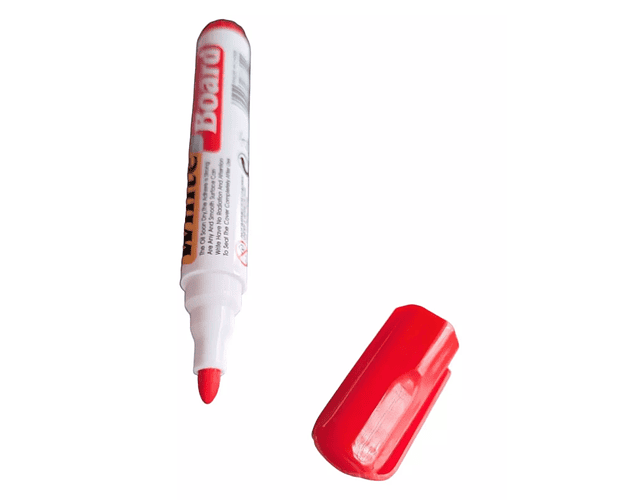 Plumón pizarra color rojo 