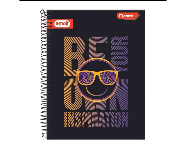 Cuaderno torre emoji triple 150 hojas 7mm