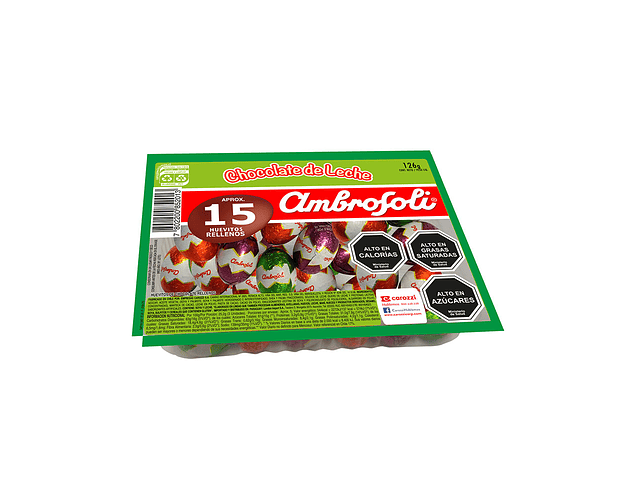 Huevitos ambrosoli rellenos 15 unidades 