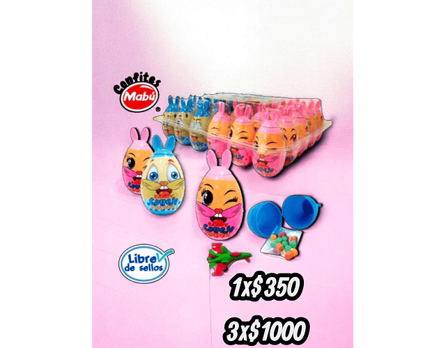 Conejito sorpresa 3x $1000