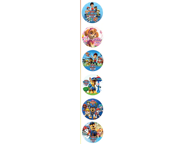 Sticker paw patrol 4cm 