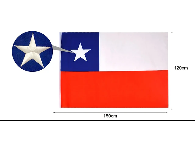 BANDERA BORDADA 120*180cm