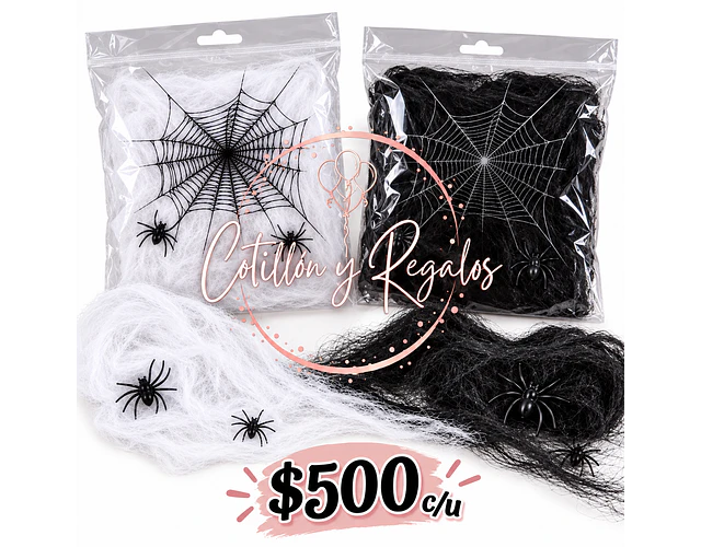 Telaraña negra y blanca 20g 