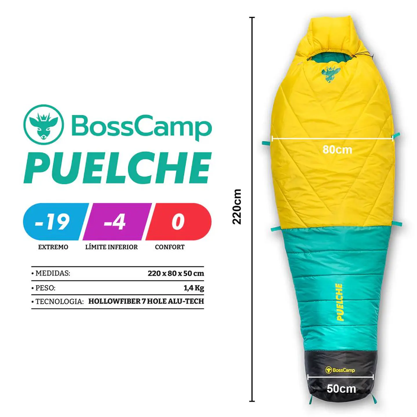Saco De Dormir Momia Técnico Puelche 1