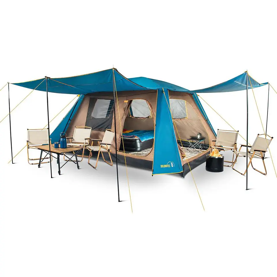 Carpa Camping Dolomites 8 Personas Doble Toldo 3