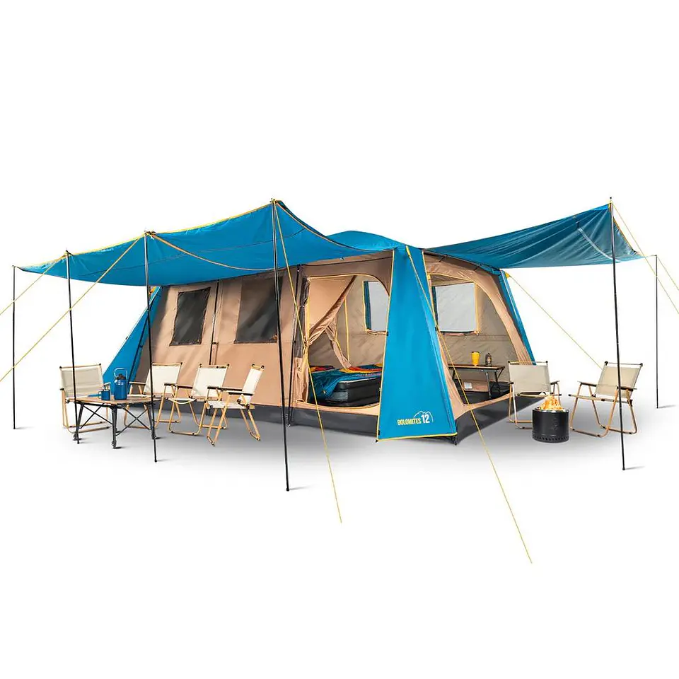 Carpa Camping Dolomites 12 Personas Doble Toldo 3