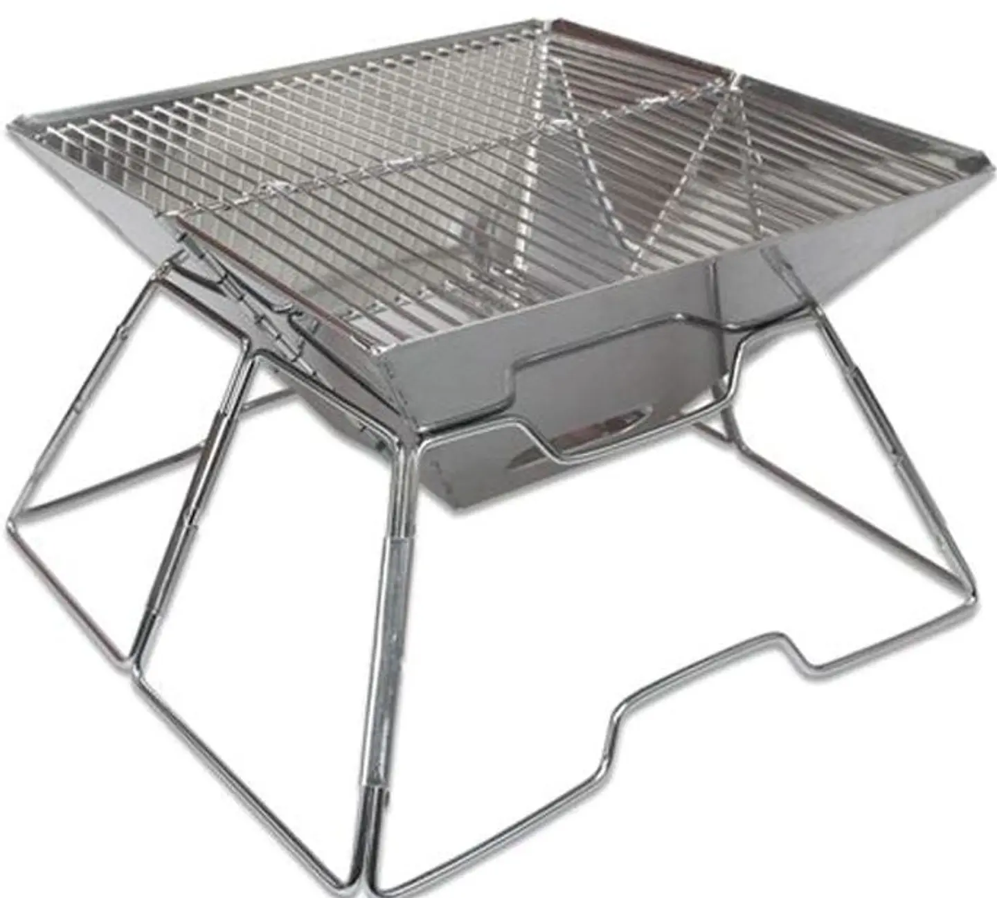 Parrilla Portátil Pack A Long Grill De Acero Para Camping Y Cocina Outdoor 2