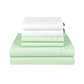 Sábana Menta 1800 King 2 Piezas + Mix Fundas - Miniatura 5