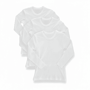 Pack 3 Camisetas de Algodón Infantil