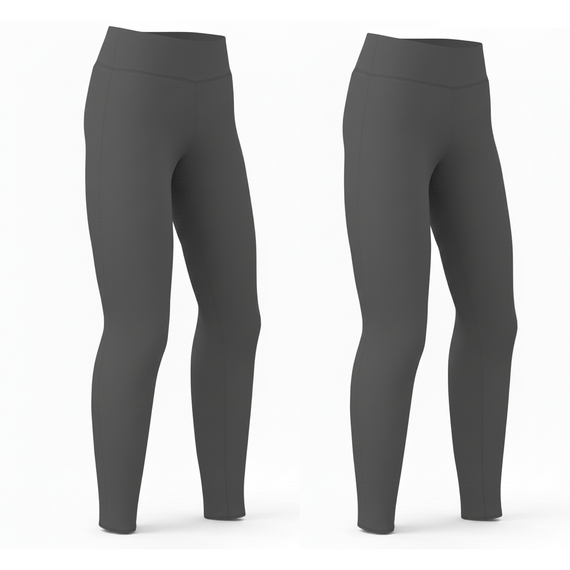 Pack Escolar de 2 Calzas Largas de Algodón para Niñas 5