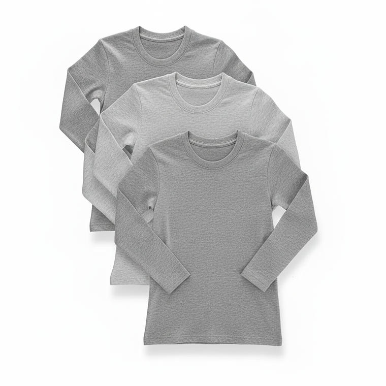 Pack 3 Camisetas de Algodón Infantil 4