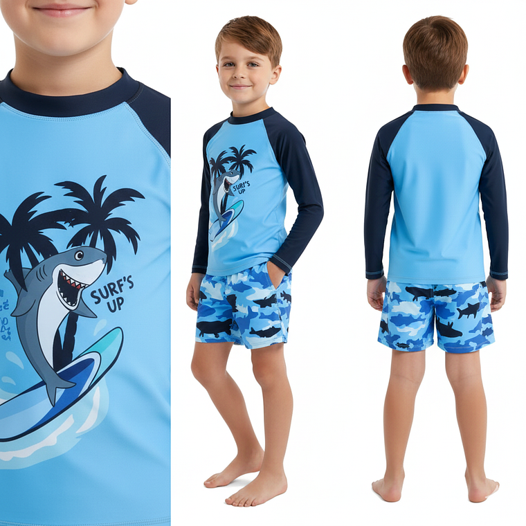 traje de baño Shark Surf | Proteccion UV+50 3