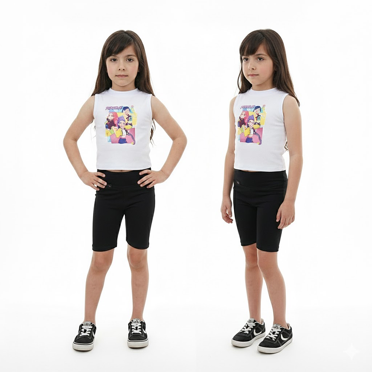 Polera Athletic Huntrix sin Manga  2