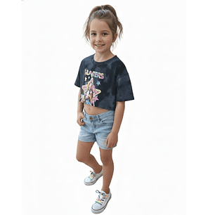 Crop Top Huntrix Washed