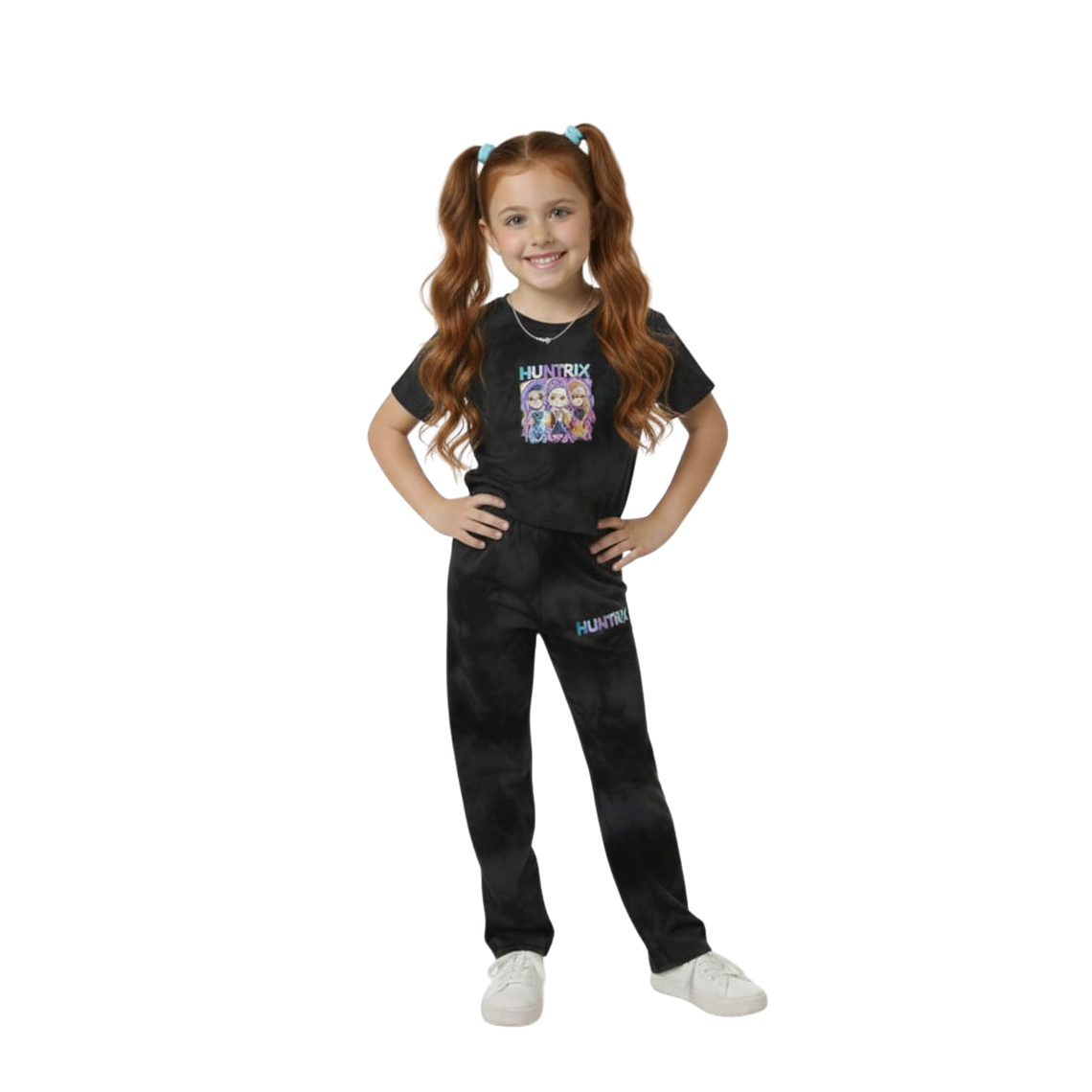 Conjunto Infantil Huntrix Tie Dye 2