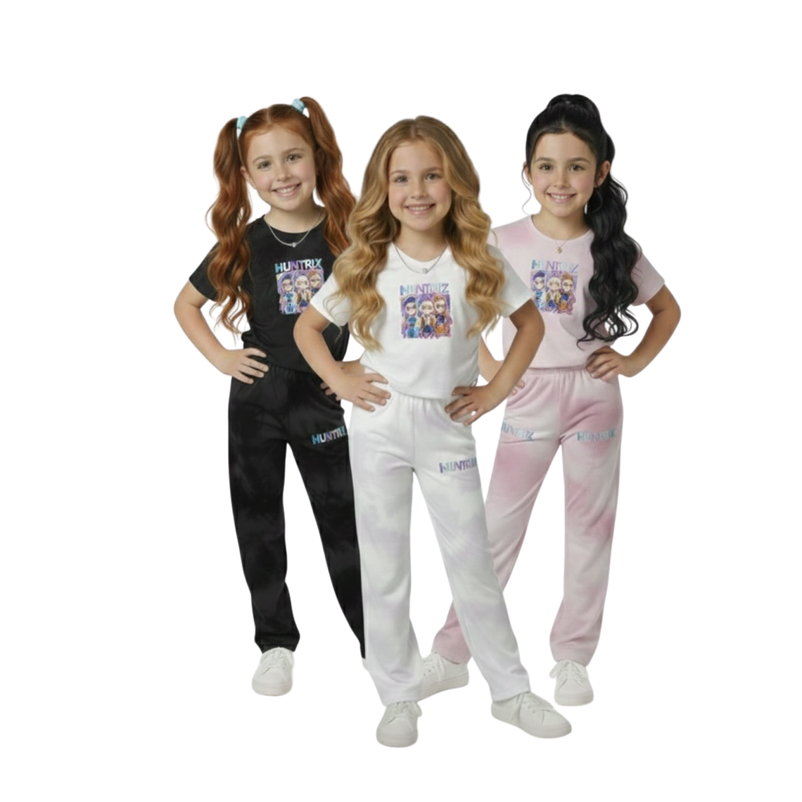 Conjunto Infantil Huntrix Tie Dye 1