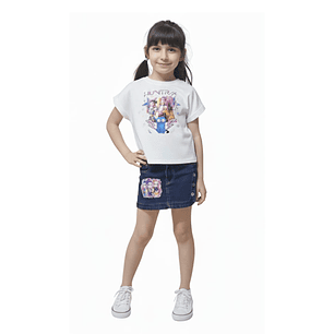 Short-Falda Jeans “K-Pop Huntrix” 🌈